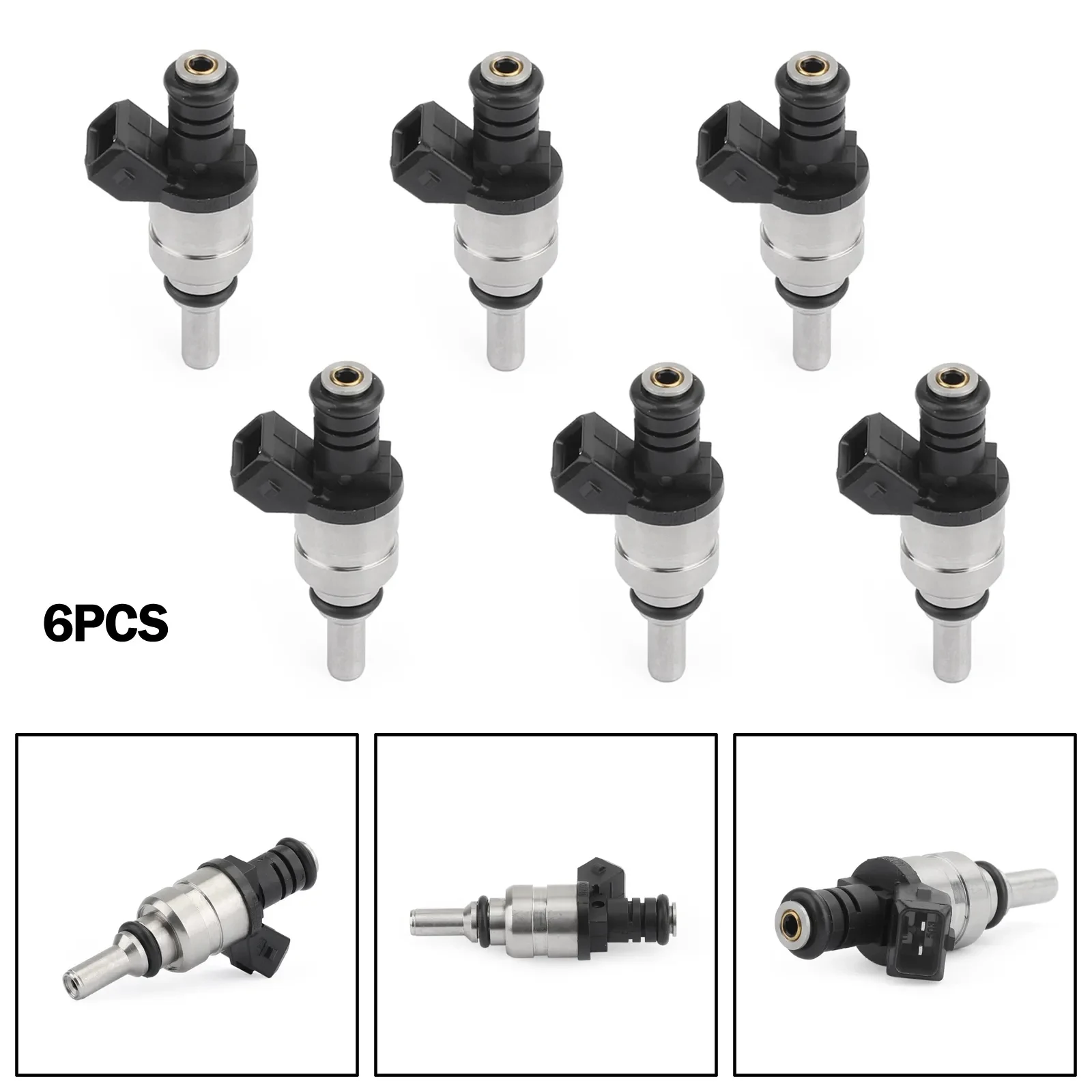 Bocal do injetor de combustível de 6 unidades 1427240   Para BMW E46 E39 X3 Z3 Z4 3 5 Siemens Deka Fluxo Motor Combinado 2.5L 13537546244 1439800 —L48A