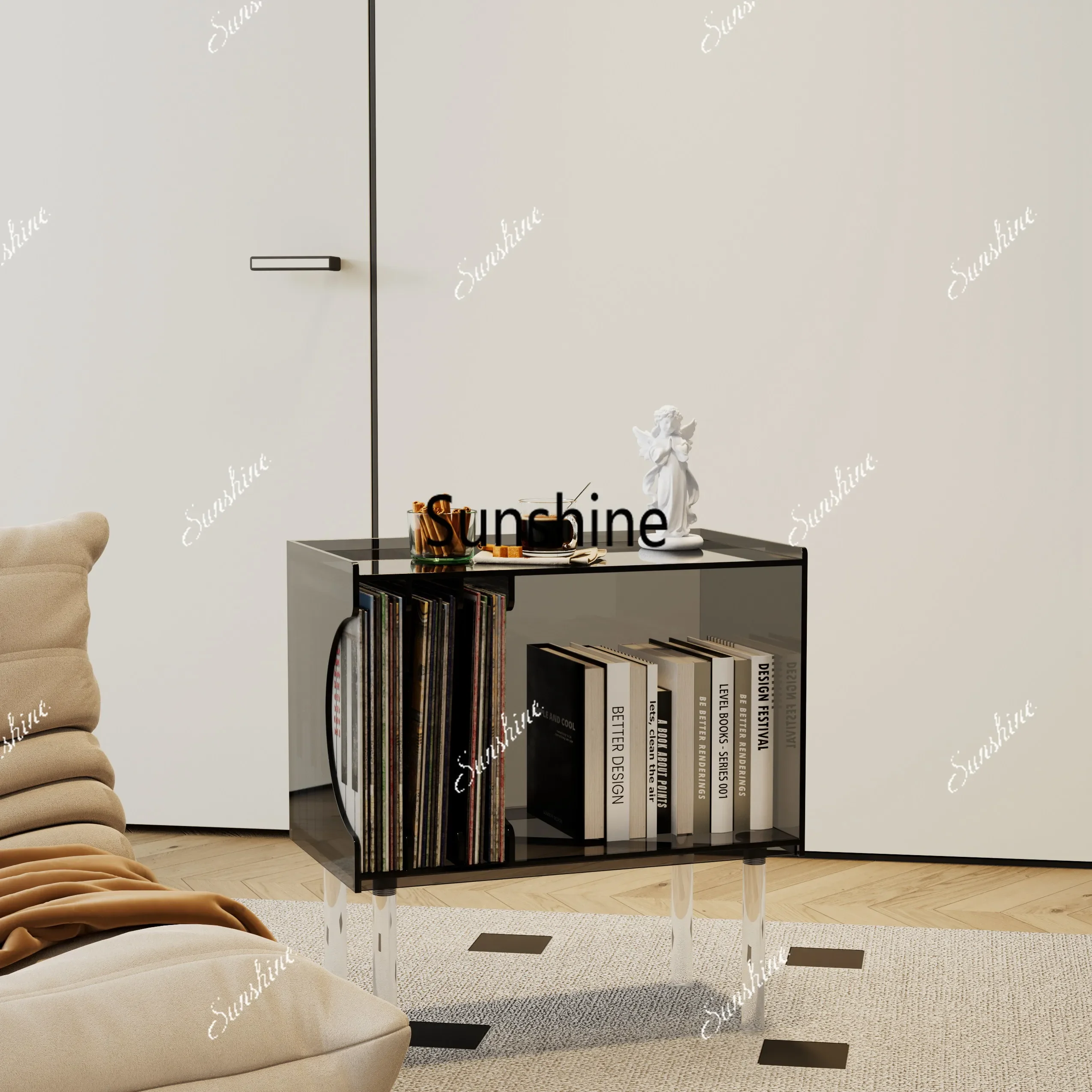 YYYLH  acrylic vinyl record storage rack phonograph rack record player collection storage cabinet
