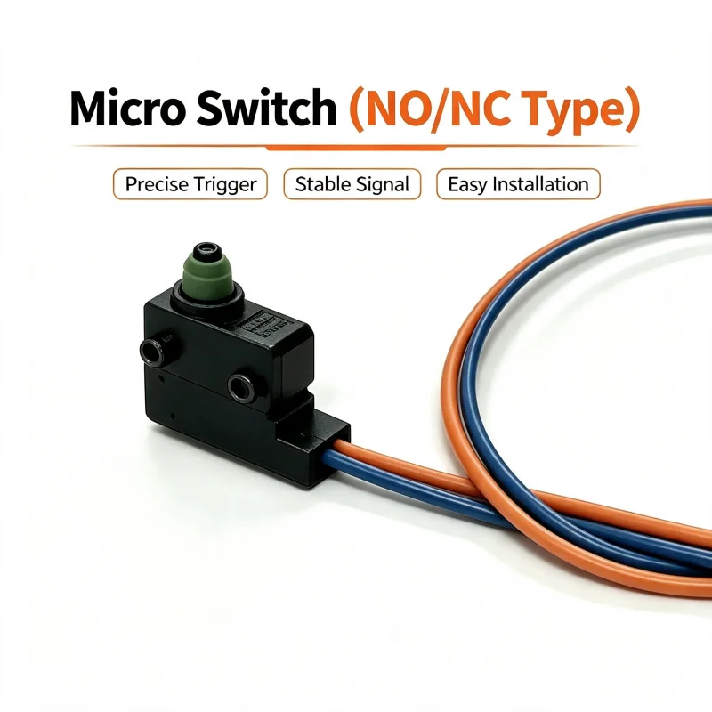 For Marquardt 1055/58 Waterproof Microswitch 2-Wire Self-Recovery Position Car Ignition Switch Normal Open & Closed