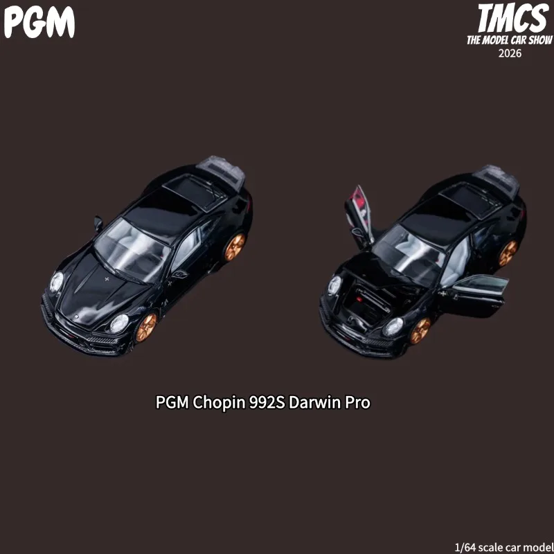 Malaysian TMCS Auto Show PGM Chopin 992S Darwin Pro, RWB 964, PANDEM GR86 1:64 Metal Cast Model, Boys' Gift, Collection Display.