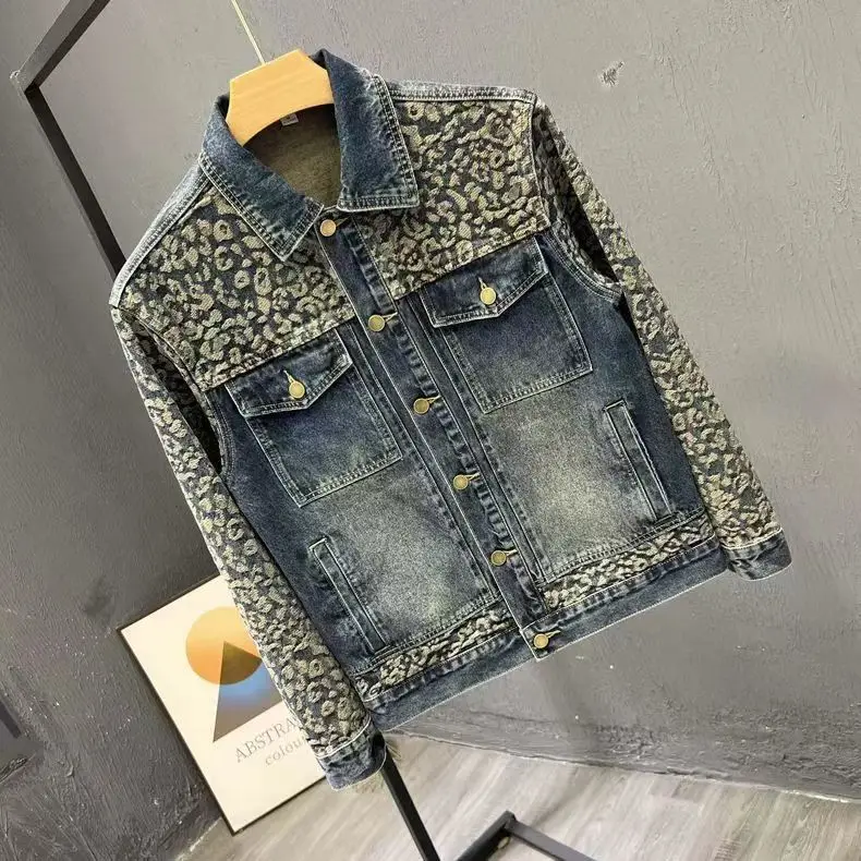 سترات الدنيم رجل الخريف موضة كاوبوي معطف للرجال النسيج أبلى غسلها وصفت الملابس الرجالية سترة خمر عالية الجودة