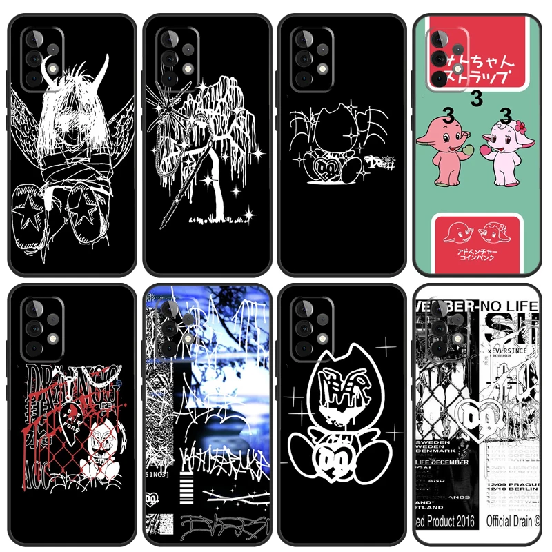 Drain Gang For Samsung Galaxy A52S A04S A12 A22 A32 A52 A13 A23 A33 A53 A73 A50 A71 A51 Phone Case