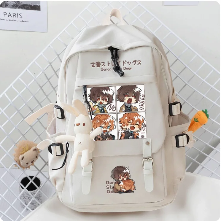 Anime Dazai Osamu Schult asche Rucksack Hoch leistungs Umhängetasche Cosplay Student Teenager Geschenk B202