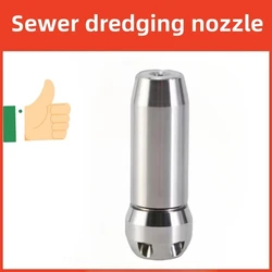 1/2 Internal Thread  Sewer High-Pressure Cleaning Nozzle Drainage Pipe Cleaning Turbine Nozzle Dredging Truck Flow Rate 40L-70L