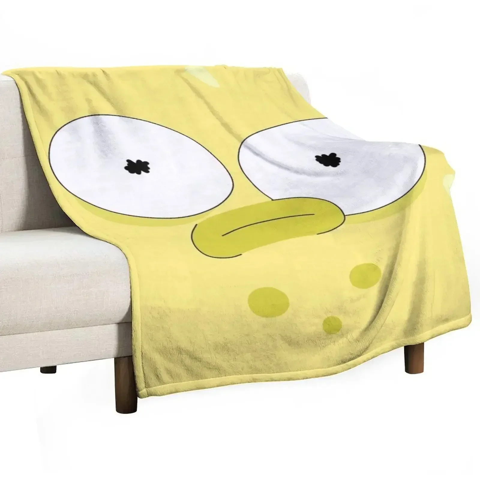 

The Pupa Throw Blanket Comforter funny gift Thermals For Travel Cute Plaid Blankets