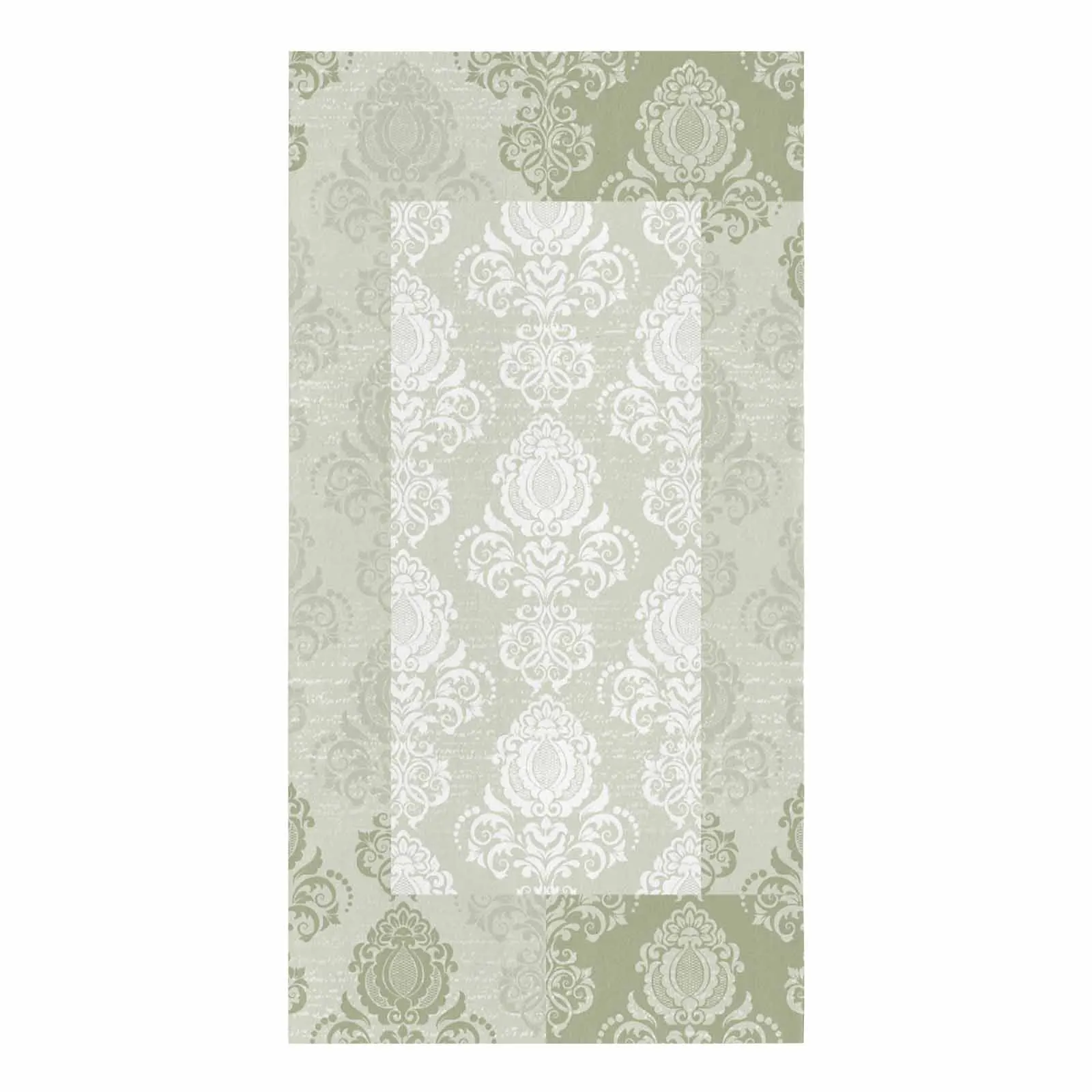 Retro Mottled Sage Green European Pattern Hand Towel Kitchen Dishcloth Water Absorption Household Cleaning Cloth