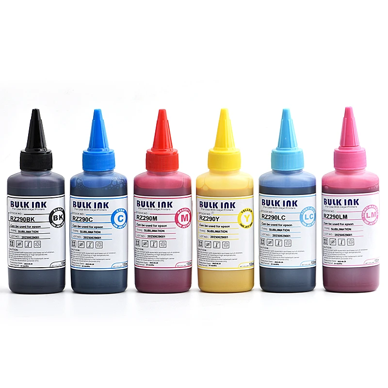 100ml sublimation ink For epson ET-2720 ET-2760 ET-4700 ET-4760 ET-1500 WF3620 WF3640 WF7610 WF7620 WF7710 WF7720 F500 printers