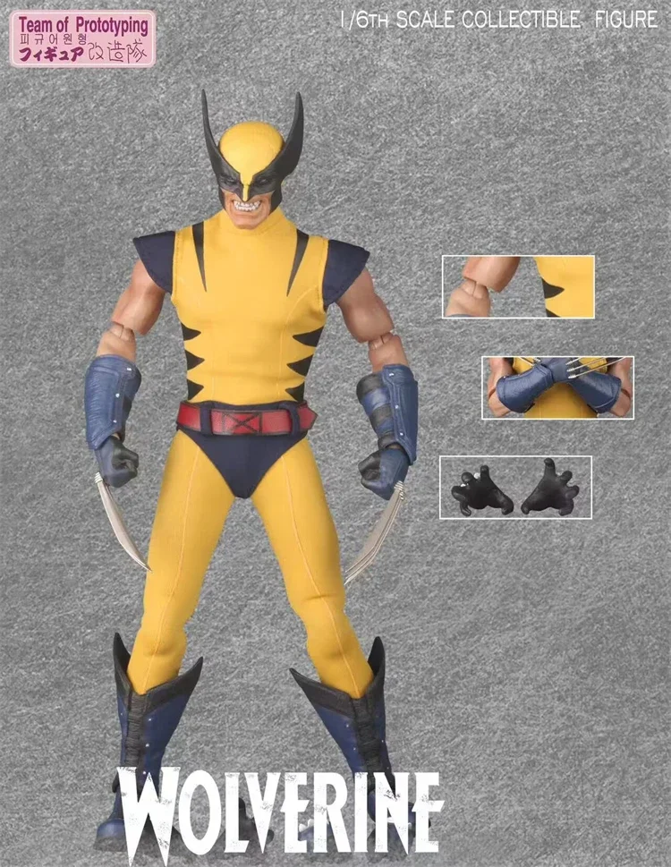 Team of Prototypingm Marvel X-Men Wolverine Logan 1/6 12-inch Doll Gifts Toy Anime Figure Action Figures Model Collect Ornaments