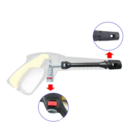 Imagen 2 del producto Válvula de PISTOLA DE PULVERIZACIÓN de arandela de presión de repuesto, piezas de repuesto internas de pistola de agua de alta presión para pistola de lavado a presión Lavor Vax Comet