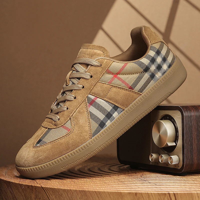 

2025New Comfort Casual Retro Fashion Jacquard Casual Sneakers Men's and Women's Trendy Shoes High Quality Men's Sneaker