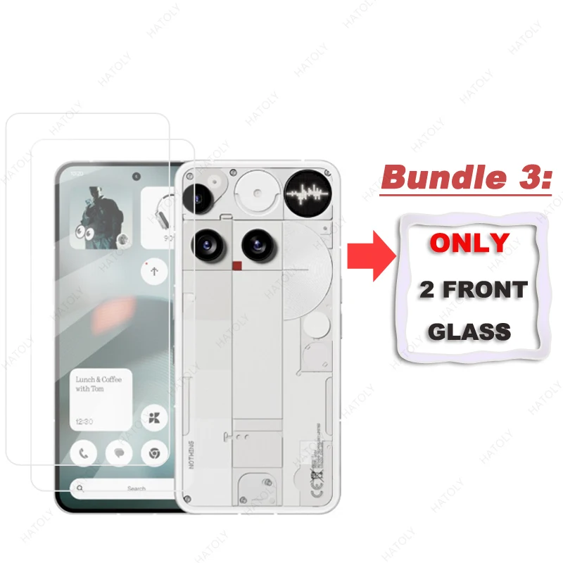 For Nothing Phone (3) Glass HD Clear Protective Film For Nothing Phone 3 Screen Protector Camera Protector For Nothing Phone3 - Image 2