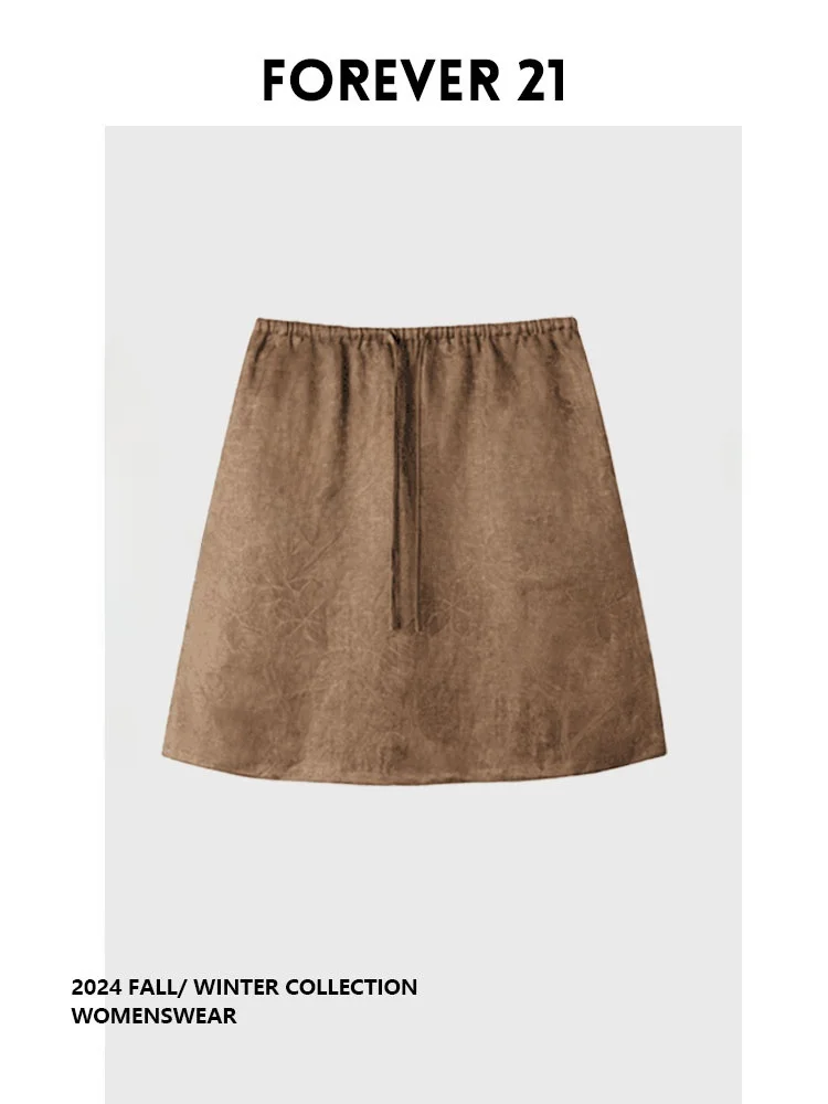 

Легкая юбка-карандаш Forever 2 с завышенной талией, прямая, А-силуэт, в стиле ретро, простая юбка средней длины для женщин