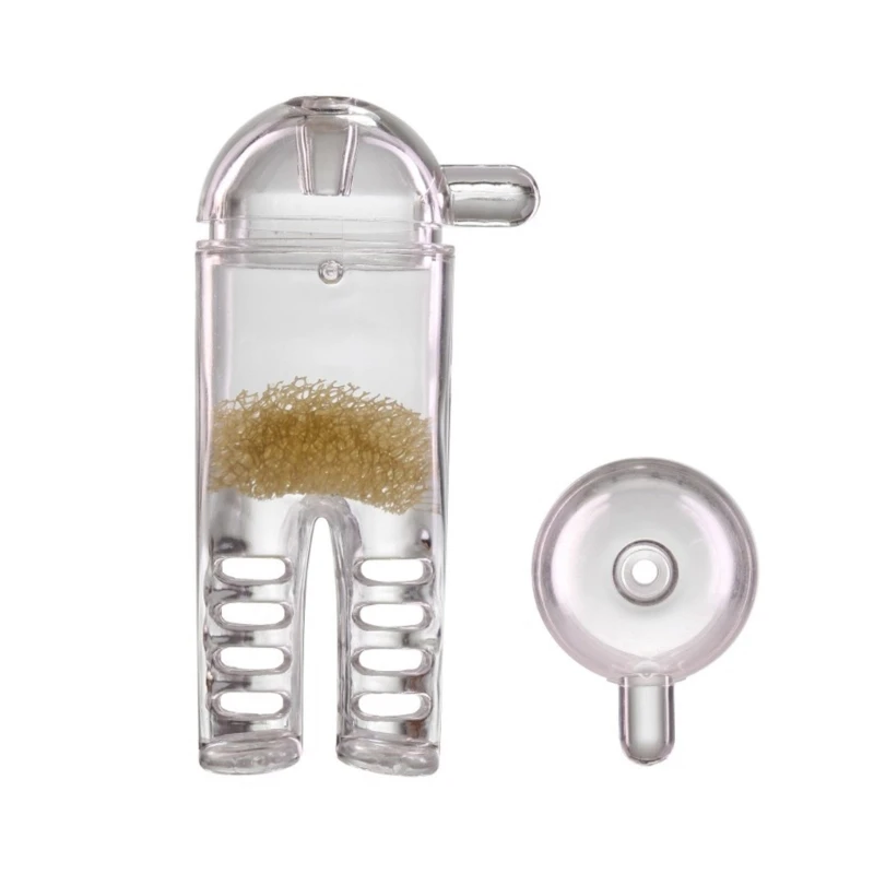 Clear Acrylic Aquariums Trap for Snail MultiUse Blood Worm Feeding Tool Secure Suction Fixation Snail Trap for Freshwater