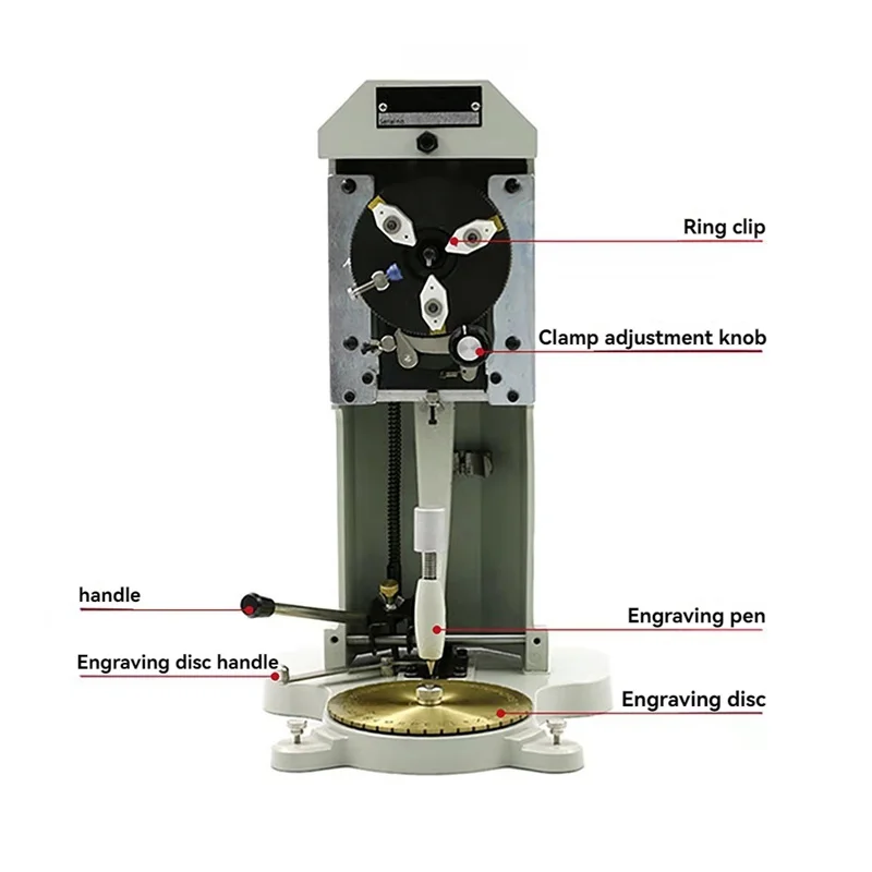 

Inner Ring Jewelry Engraving Machine Double-sided Standard Letter Jewelry Production Engraving Machine