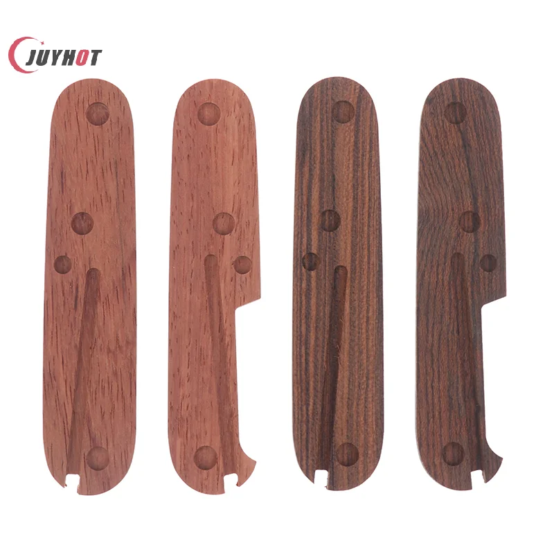 1Pair CNC Custom Natural Wood Grip Handle Scales For 91MM Vs  Knives DIY Making Replace Accessories