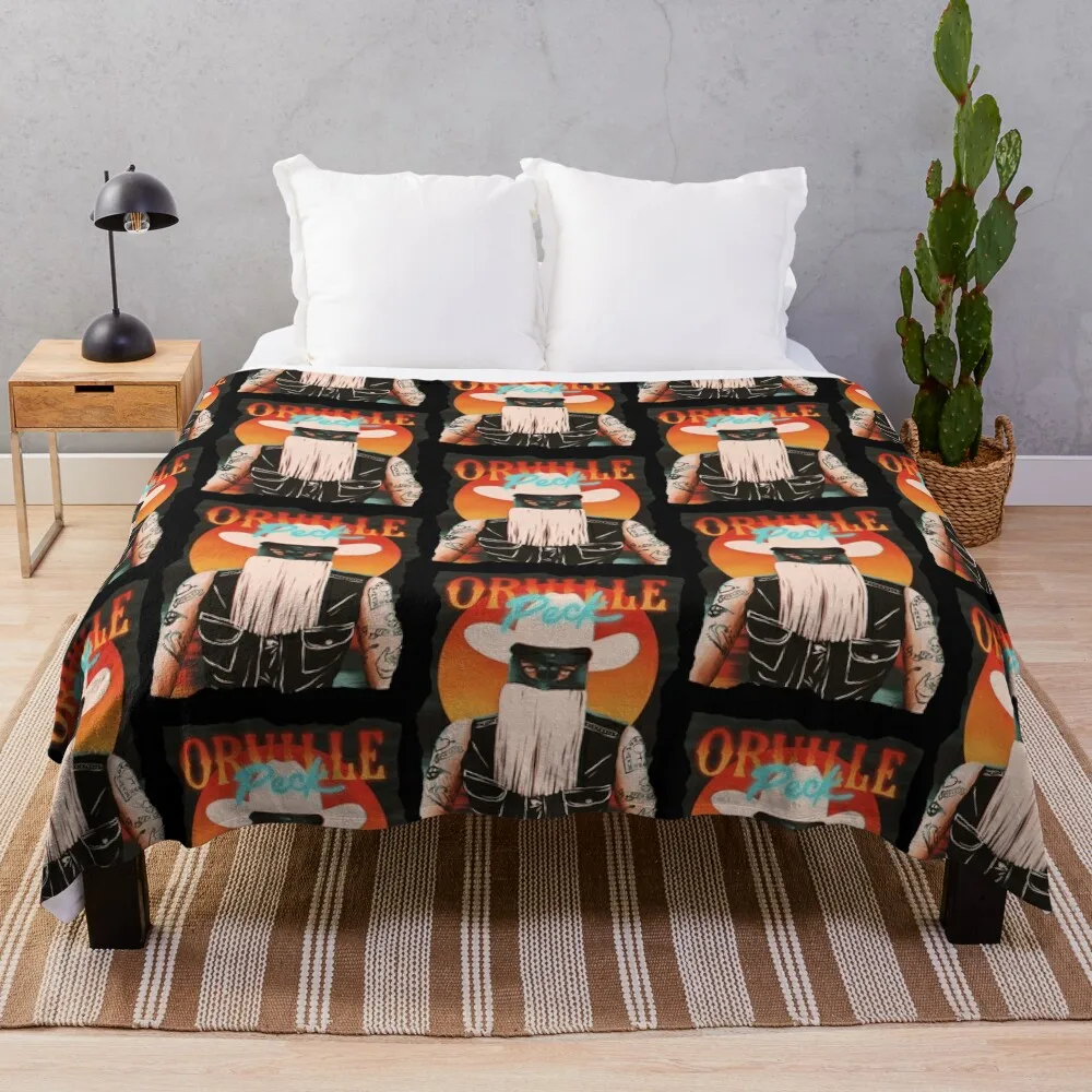 orville peck Retro Throw Blanket Decoratives Luxury Brand Retros christmas decoration Blankets