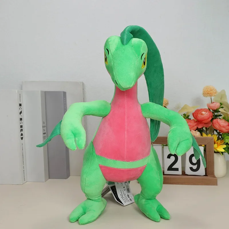 

33 см Grovyle Pokemon плюшевые игрушки аниме кукла подушка мультфильм ящерица Massko Pokémon плюшевая кавайная мягкая подарок для детей на день рождения