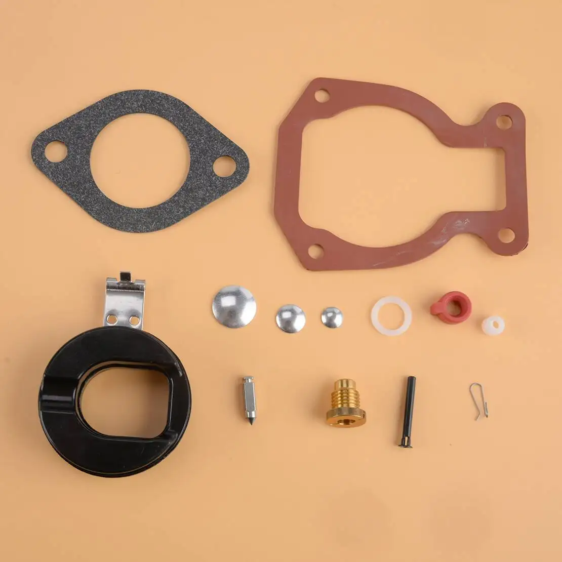 398453 0398453 Carburetor Carb Repair Rebuild Kit with Float Fit For Johnson Evinrude 3/9.9-15HP EMP GLM Mallory Sierra Johnson