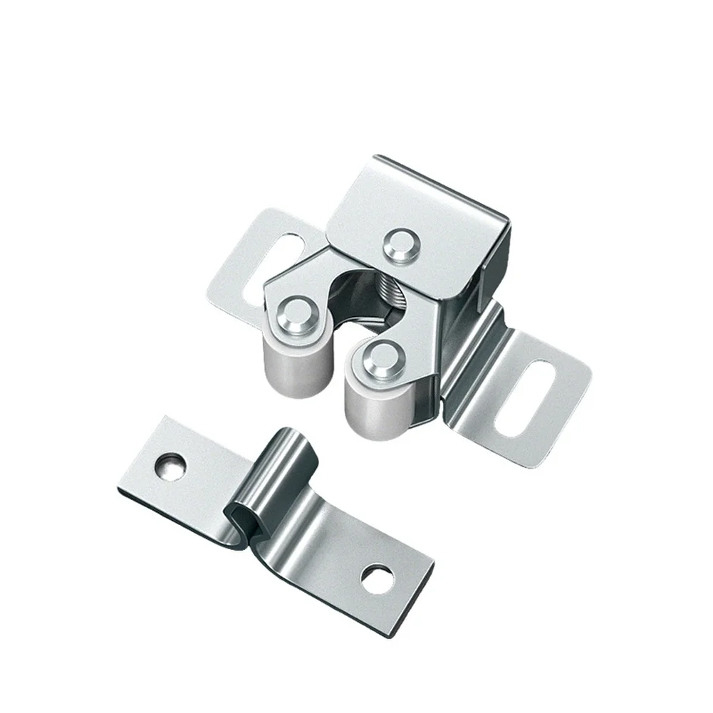 For Kitchen Cabinets Furniture Door Lock Magnetic Cabinet Latch Silver Minimalist Design Storage Latch Sleek Minimalist Style