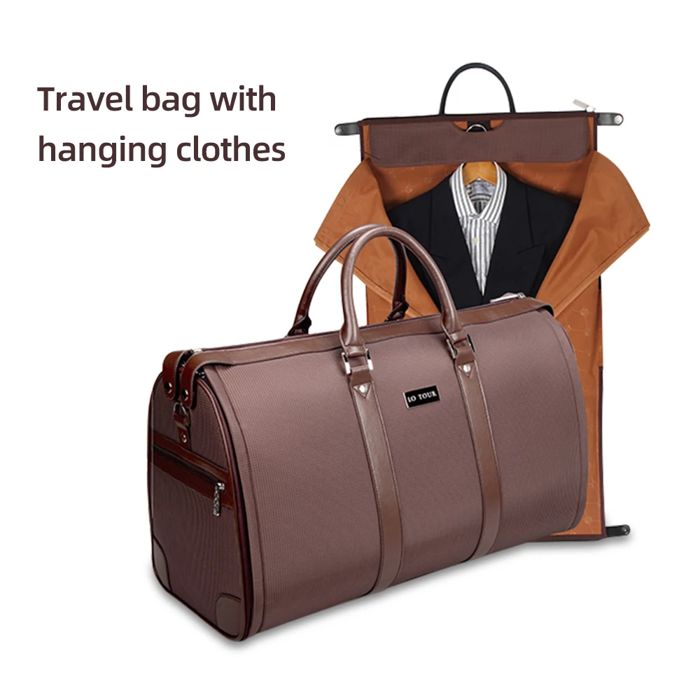 

Odd Sizes Clearance Sale Men's Business Travel Bag with Hanging Compartment Lightweight Foldable Carry-On Bag for Short Trips