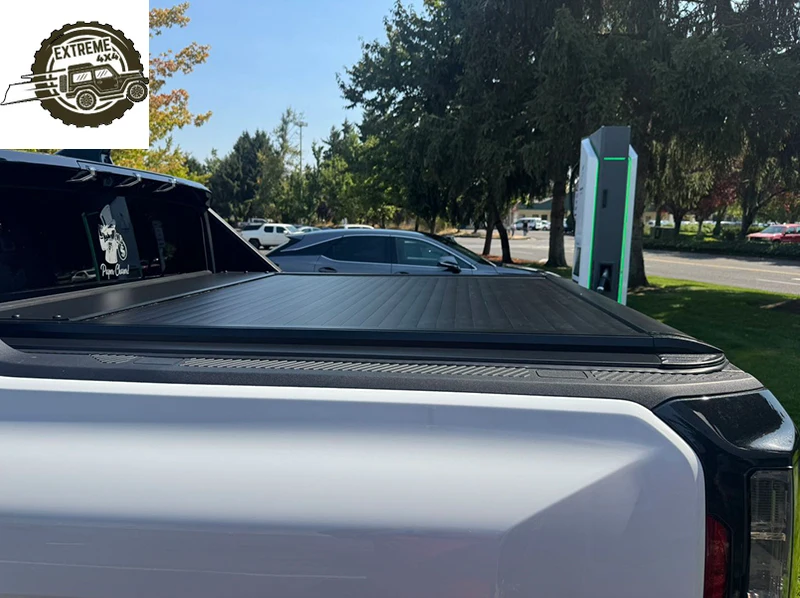 

Automatic Roller Shutter Truck Tonneau Cover Soft Bed Retractable Pickup Roller Cover Roll up Operation for Hummer EV 2025