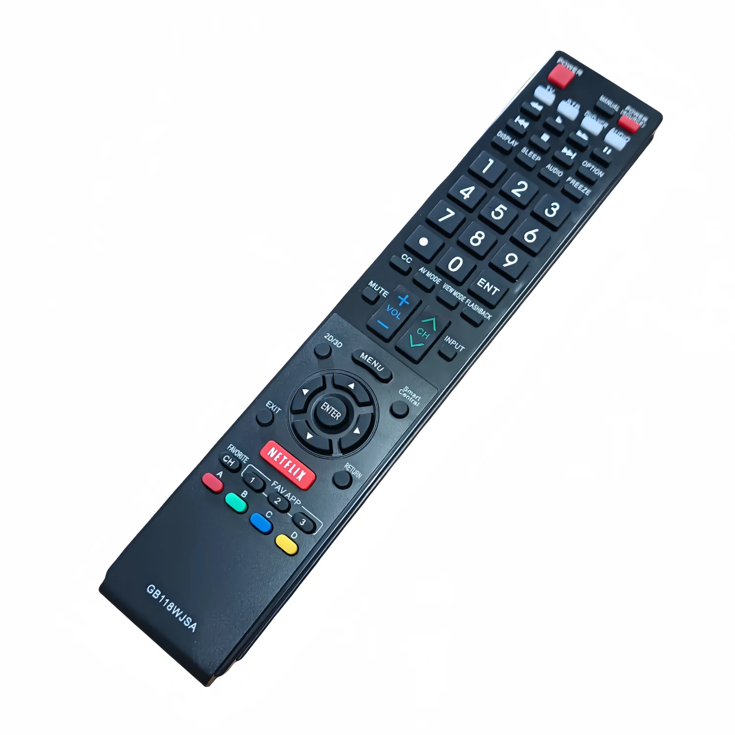 GB118WJSA Remote Control for Sharp AQUOS TV GB004WJSA GB005WJSA GA890WJSA GB105WJSA GA935WJSAE LC-60LE832U/60LE830U/70LE650U