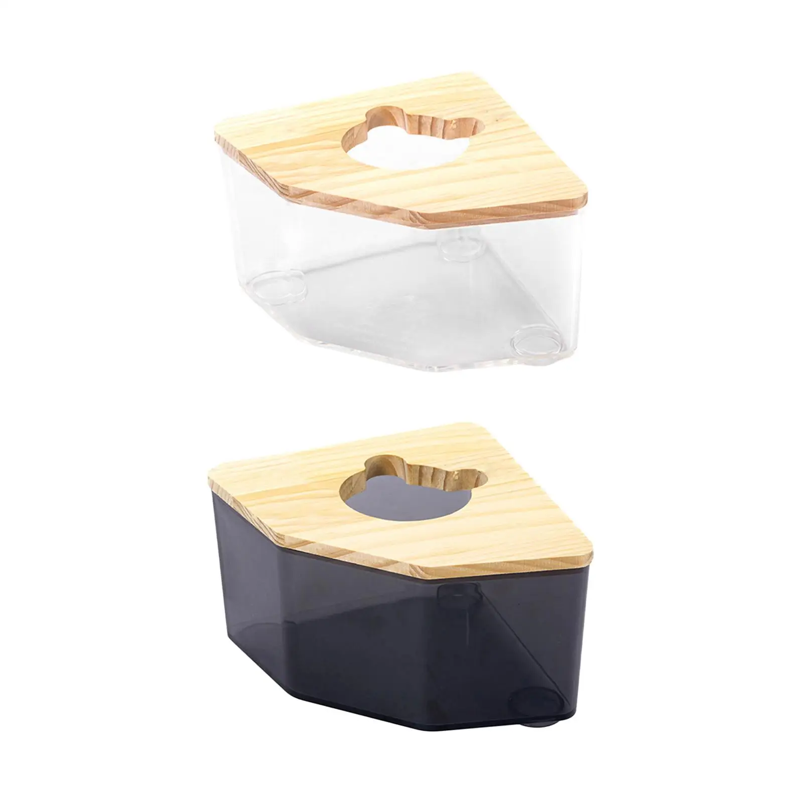 Hamster Bath Toilet Sand Container, Pet Bathroom, Cage Accs, Cute Shape Pet Basin Bathtub for Chinchilla Ferret Mice Gerbil - view 4
