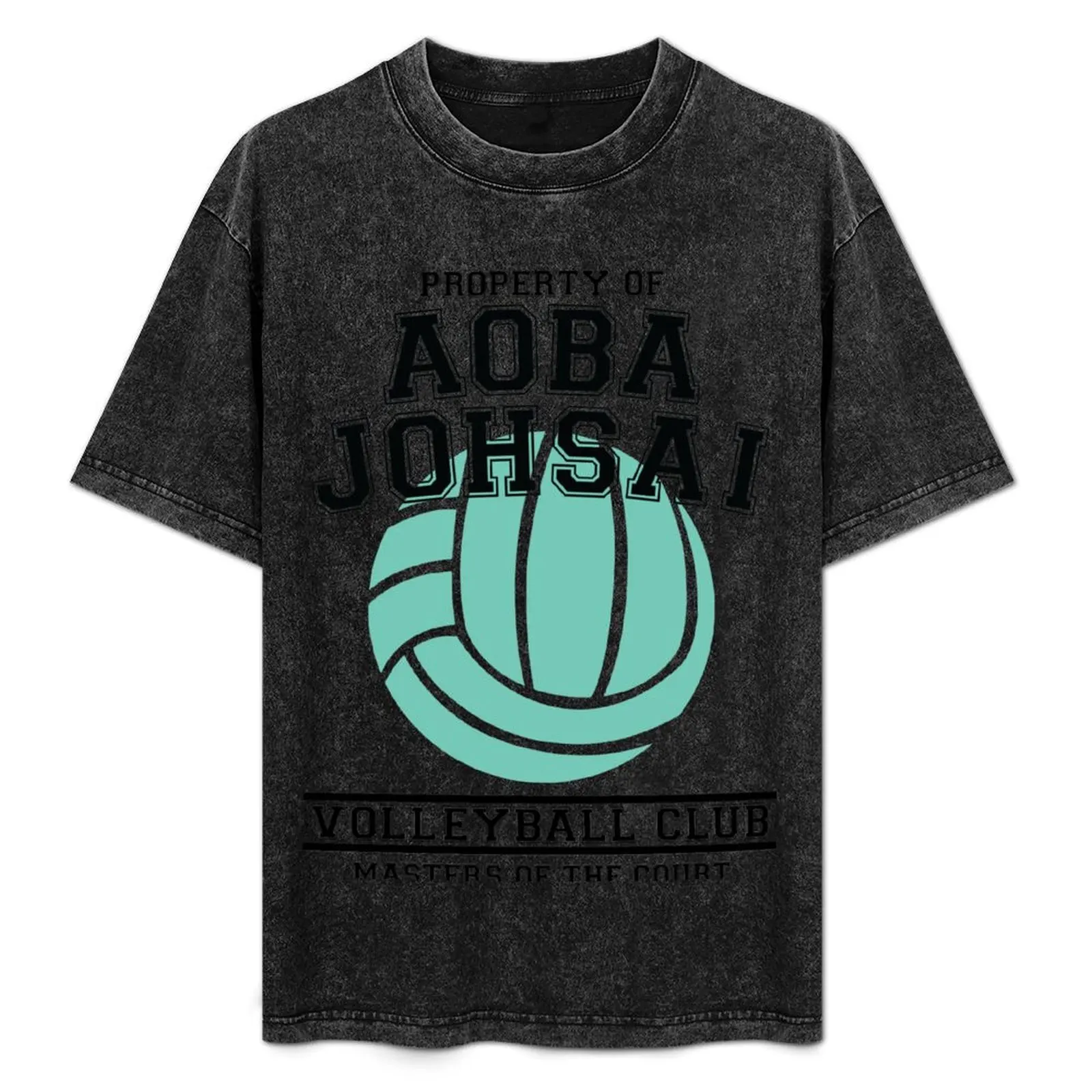 

Property Of Aba Johsai Team Master Of The Court T-Shirt Big Size Loose Fit Tee Shirt