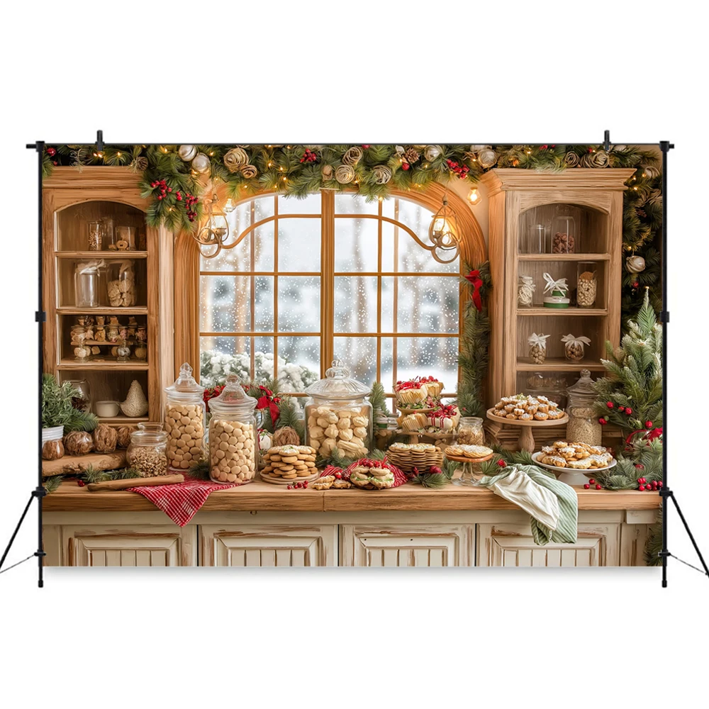ฉากหลังโต๊ะขนมธีมคริสต์มาส อุป - Dessert Table Backdrop บทวิจารณ์และราคา