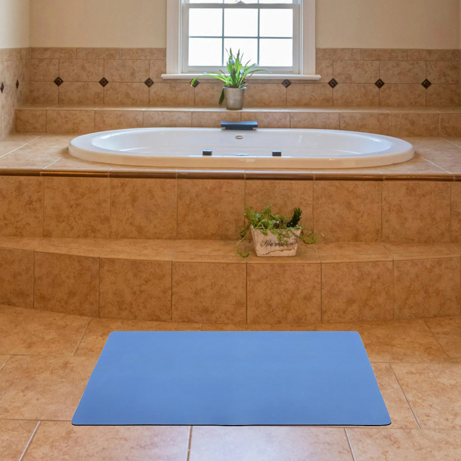 

Quick Dry Bath Mat Non Slip Water Absorbing Floor Mat for Bathroom Shower Tub Soft Comfortable Foot Feel Fine Workmanship Safety