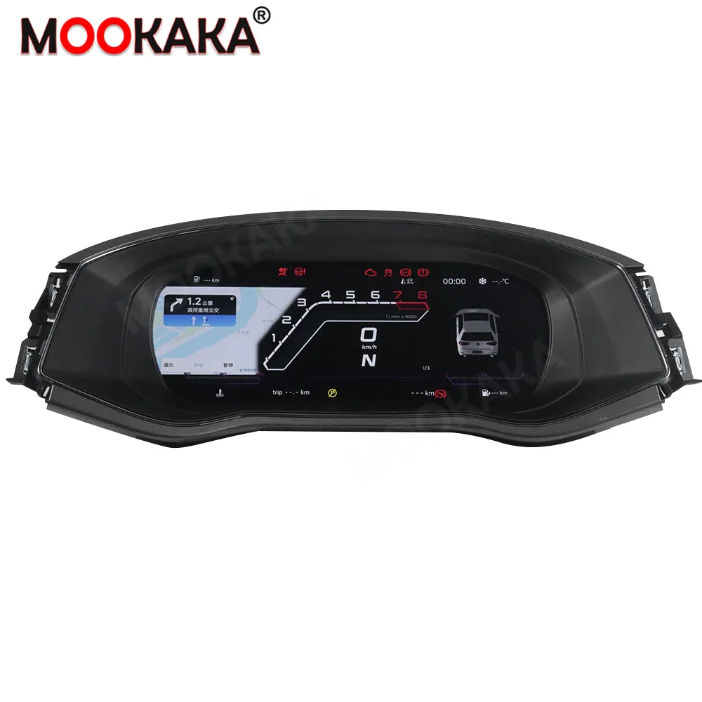Car Dashboard Digital Cluster For Volkswagen Passat 2016 2017 Instrument Panel Speedometer Display Auto Meter Screen Headunit