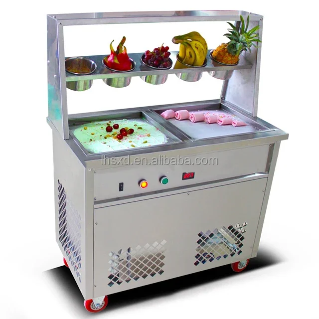 Commerciële Type Yoghurt Machine/Gebakken Ijs Machine Roll/Yoghurt Ijs Machine Machine