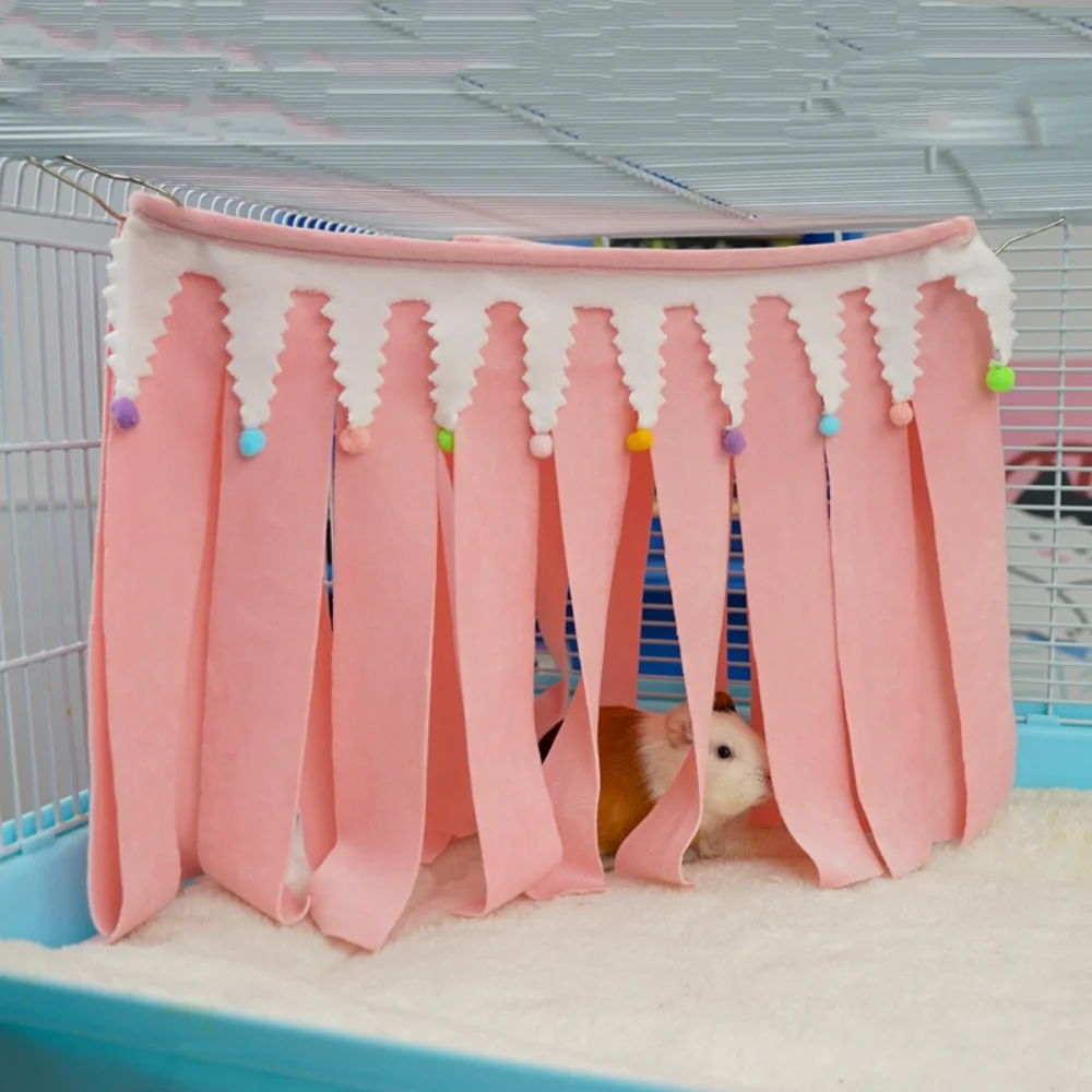 Washable Guinea Pig Guinea Pig Corner Hideout Corner Hide Peekaboo Toys Hammock Sleeping Bed Cage Accessories