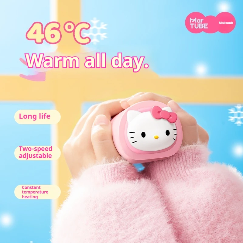 

Sanrio Hellokitty Omelet грелки для рук зарядка Treasure два в одном портативные USB Kuromi грелки для рук Pochacco Рождественский подарок