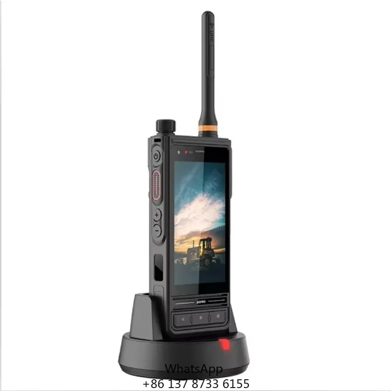 AORO M6 Industrial 4w IP68 Android 10 Low Price 4g Mobil Rugged Smartphone Ptt Radio Android Dmr Uhf Vhf Radio Walkie Talkie