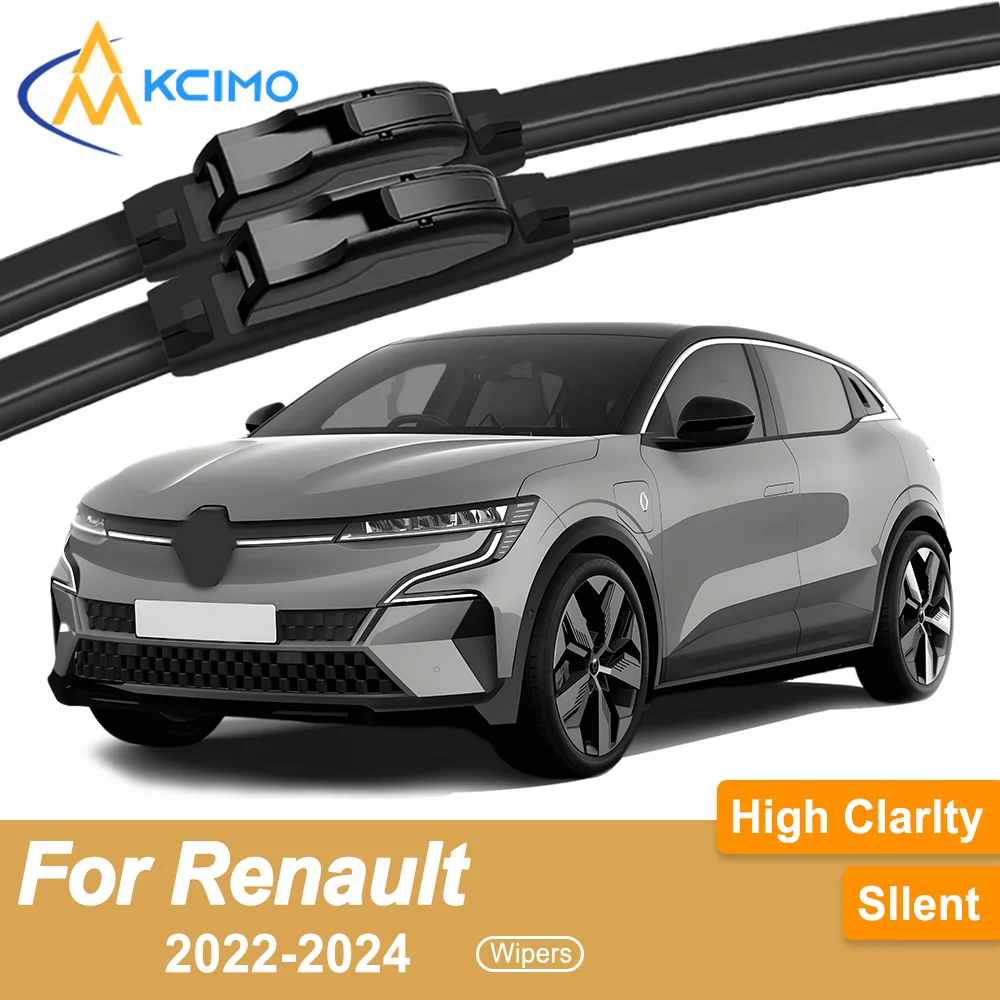 

Unfazed Vision for Renault Megane E-Tech Electric BCB 2022-2024 – 2 Front Wiper Blades, Sharp Views in Rain, Snow or Bright Sun