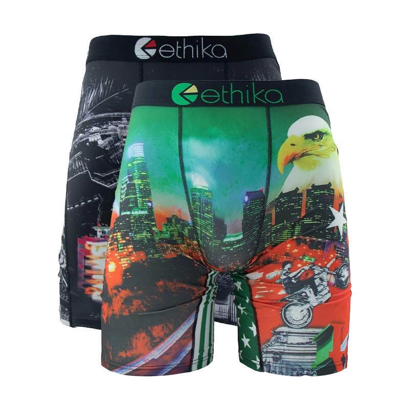 ETHIKA 2 ชิ้นชุดชั้นในชายตาข่ายระบายอากาศได้ดีเป้าบุรุษกางเกงผู้ชายกางเกงบ็อกเซอร์กางเกงบ็อกเซอร์ชายขนาดบวกกางเกงในกางเกง