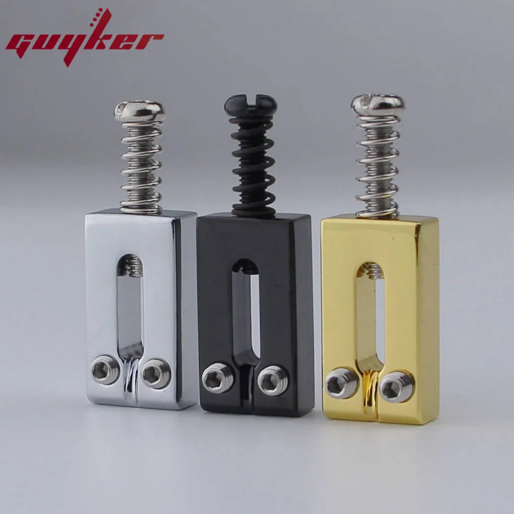 Neue 10,5 MM 10,8 MM Messing Überzug Moderne Gitarre Tremolo Brücke Sättel Für ST Elektrische Gitarre