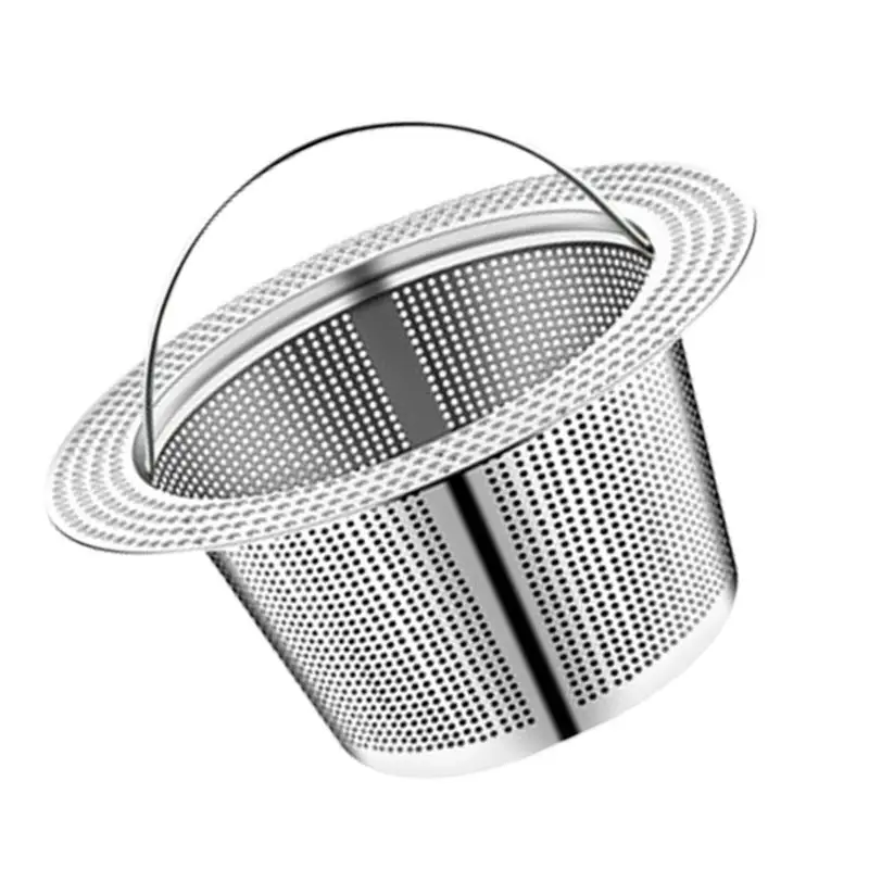 Kitchen Sink Strainer Stainless Steel Deepened Sink Strainer Rustproof For Kitchen Embedded Design Multifunctional Filters With