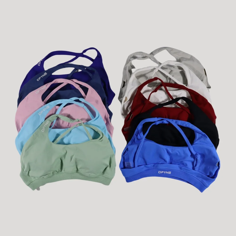 Dfyne Seamless Yoga Set Impact Shorts Set Workout Scrunch Shorts Sets Sports Bra Scrunch Shorts Fitness Clothes Gym Suit