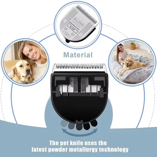 Imagen 2 del producto Cuchillas de Repuesto Desmontables 5 en 1 Profesionales para Máquinas de Cortar Pelo Wahl Animal Bravura, Chromado, Creativa, Figura