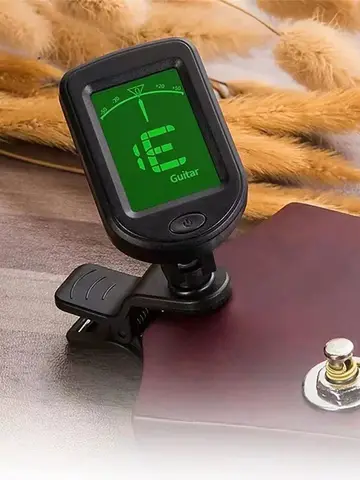 Miwayer Guitar Tuner Clip on Electronic Tuner LED Display/for Bass Ukulele Violin Mandolin All Instruments