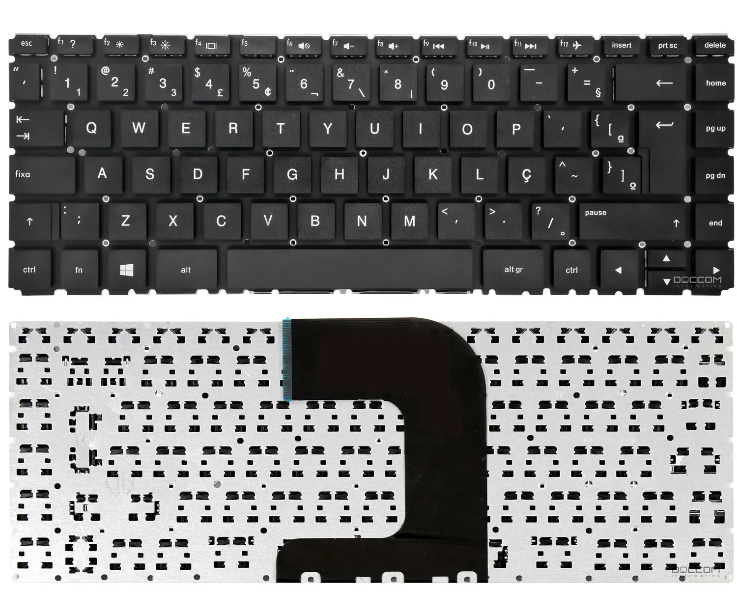 Teclado Compatível Notebook HP Pavilion 14-an012n 14-ac1xx 246-g4 14-af103au 14-an011a 14-am101a 14-an013n 14-an090n 14-am020na