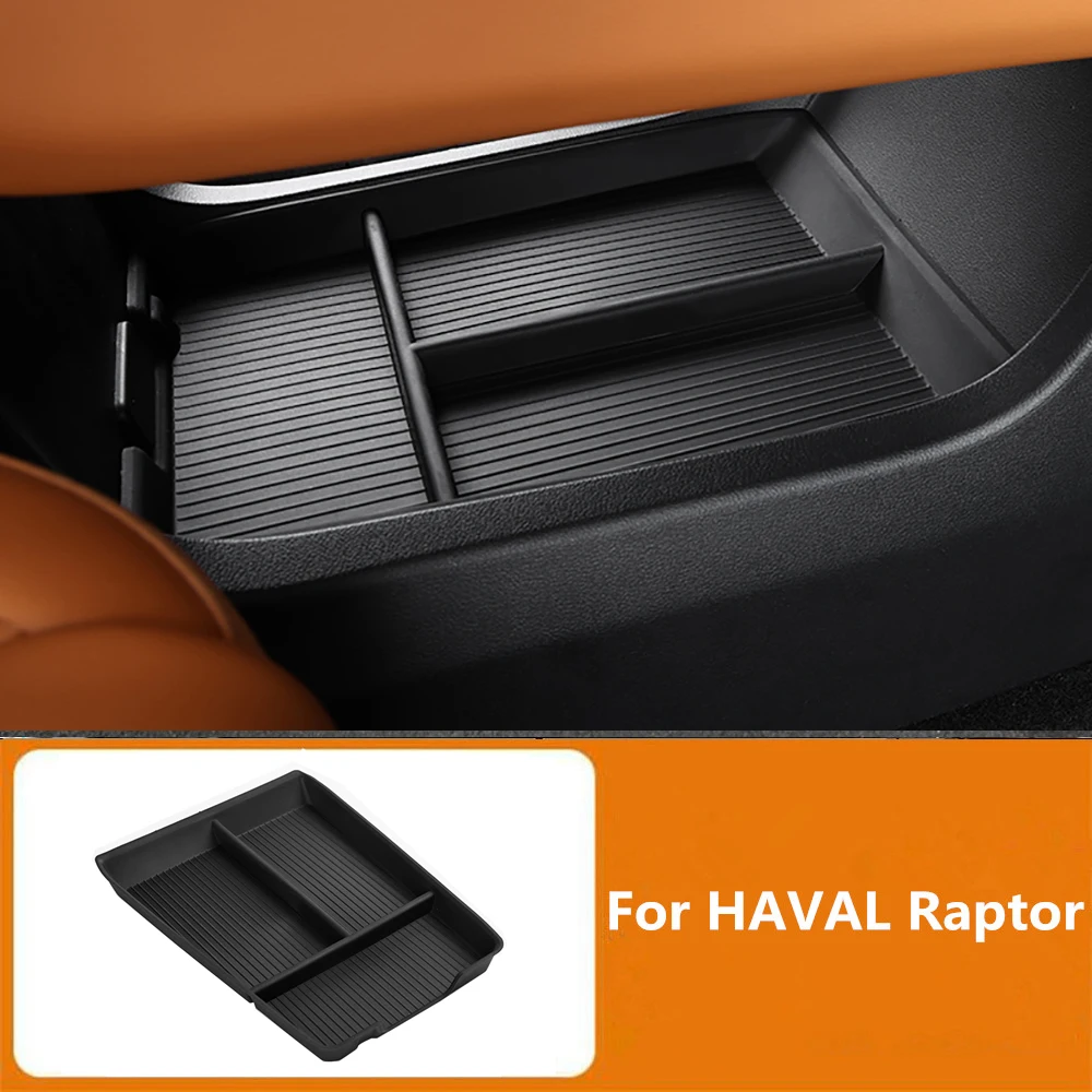 Car Armrest Box Storage Box All-inclusive Center Console Storage Box Parts For HAVAL Raptor 2023 2024 Styling Accessories