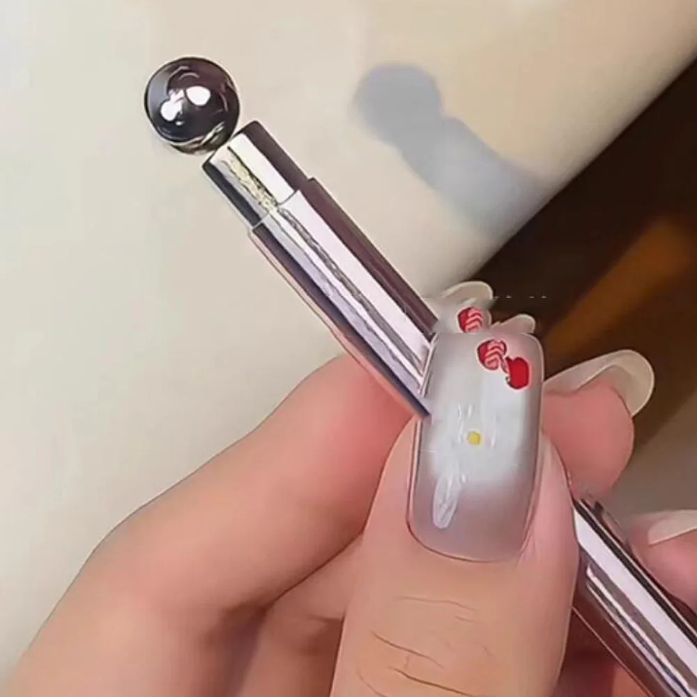 1 stks Sterke Magnetische Dubbele Hoofd Nagel Magneet Tool Pennen Sferische Magneet Voor Cat Eye Gel Polish Magneet Stok Voor DIY Salon Studio