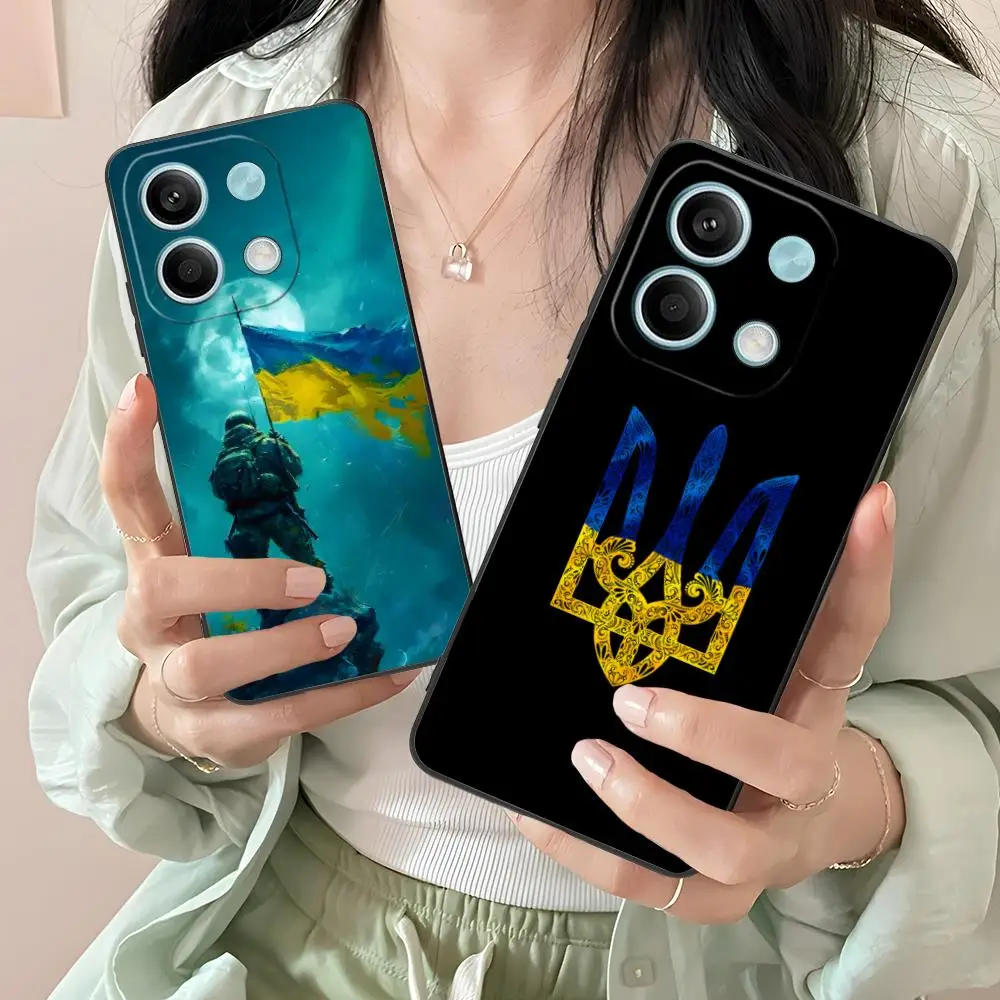 أوكرانيا العلم المحمول قضية الهاتف الخليوي ل Xiaomi Redmi 15 14 13 12 A5 3 2 1 C زائد 4G 5G اللون الطباعة غطاء فاخر غطاء جميل #2