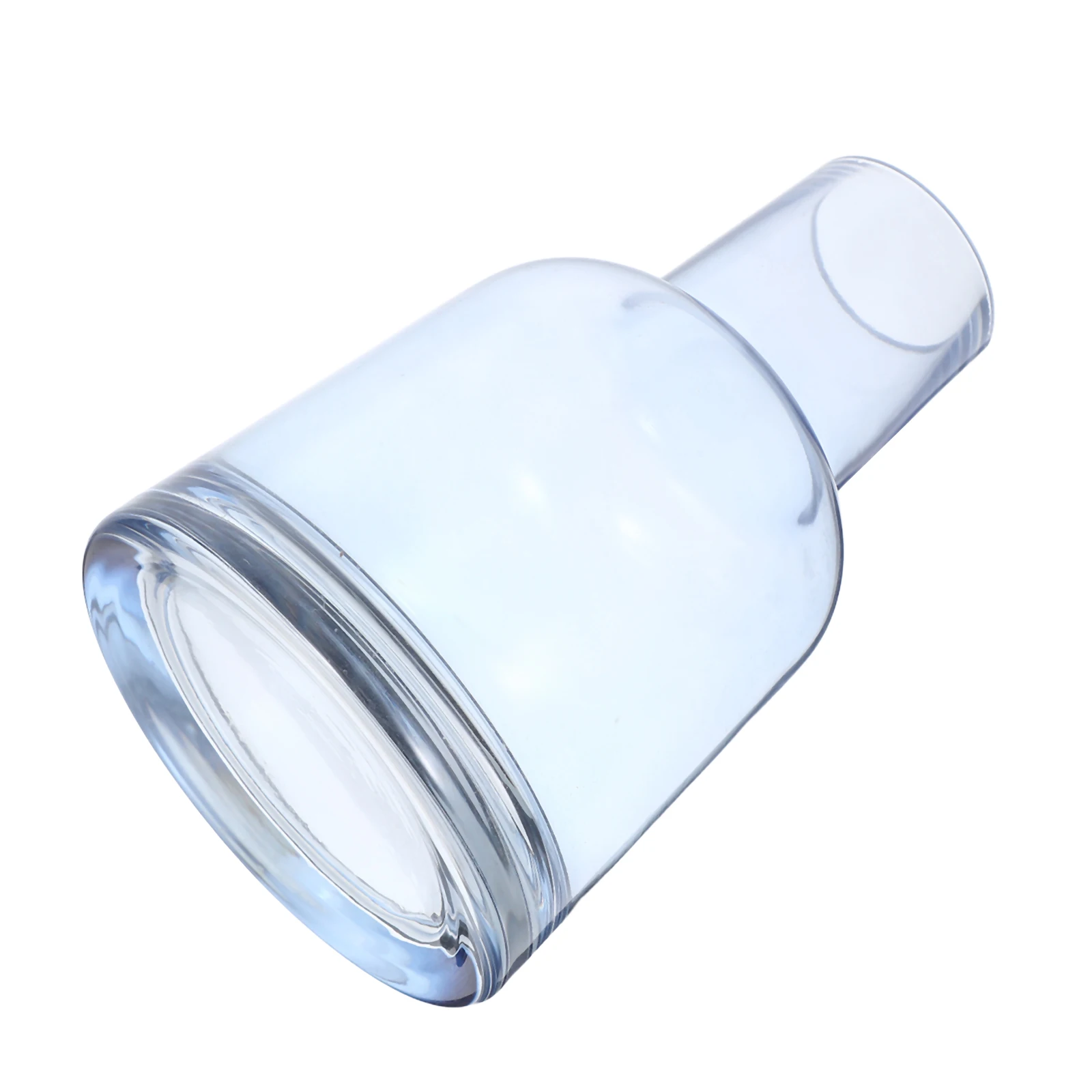 

Brevicollis Grey Blue Glass Flower Vase Bottle Creative Desktop Home Office Decorative Glass Container Flower Vase