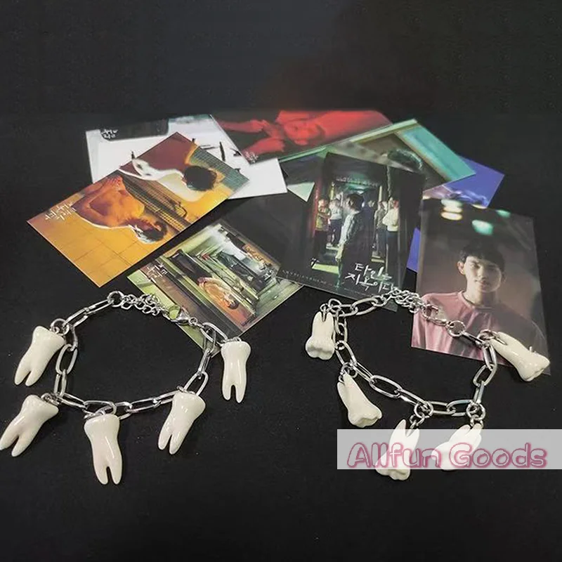 [TG835]Trendy Unique Stainless Steel Bracelet Teeth Charm Bracelet Gothic Bracelet Jewelry view 3