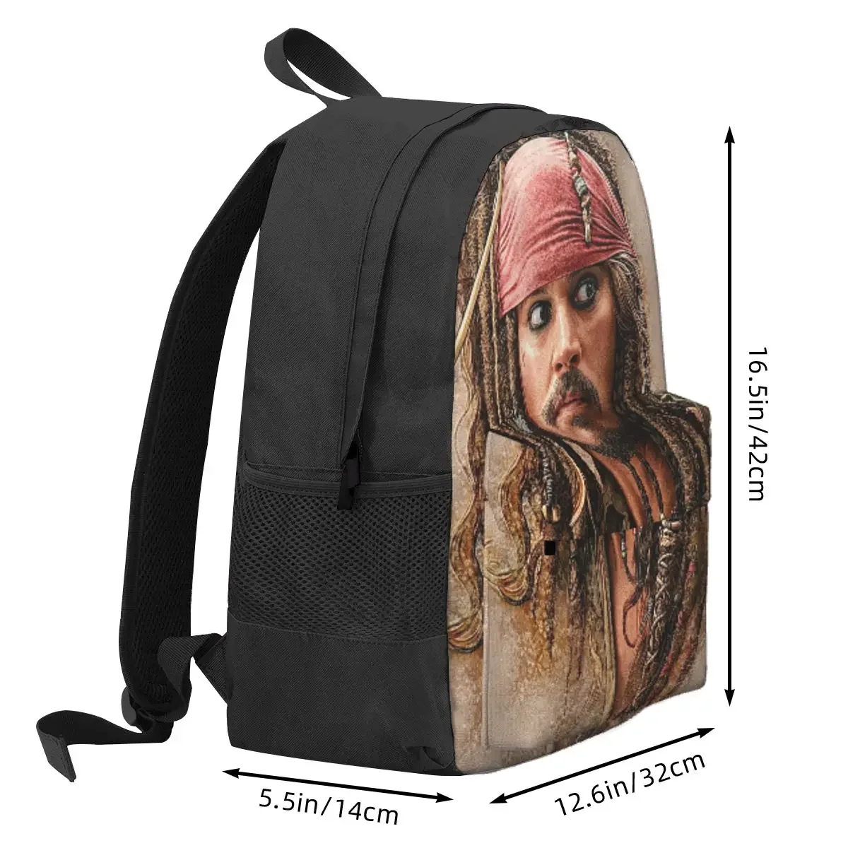 Pirates Of The Caribbean Backpack Daypack Large Capacity Kids BookBag School Bag Shoulder Bags for Men Women
