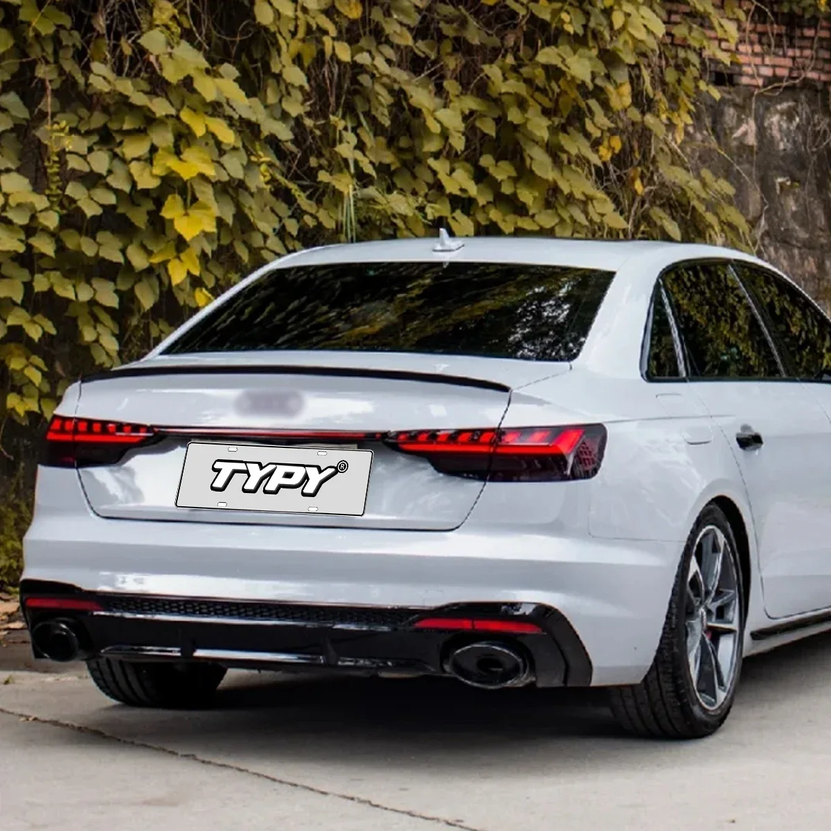 

TYPY Новый светодиодный задний фонарь, обновленный, модифицированный для Audi A4 B9, задний фонарь 2017-2024, задний фонарь с динамическим сигналом, автоаксессуары